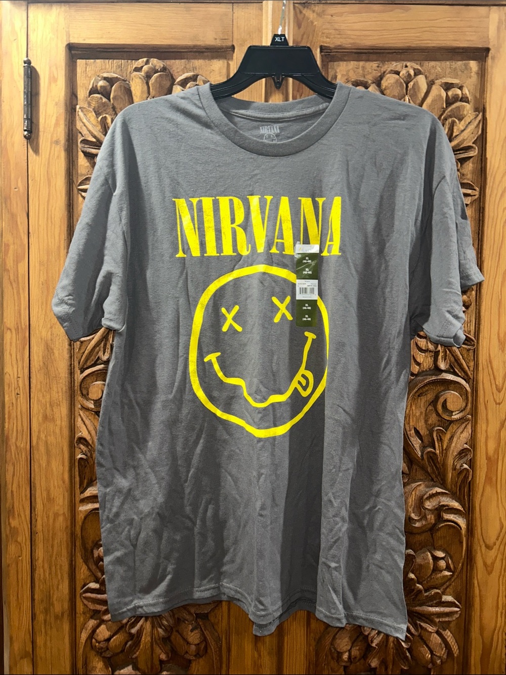NWT Nirvana XL gray tee shirt